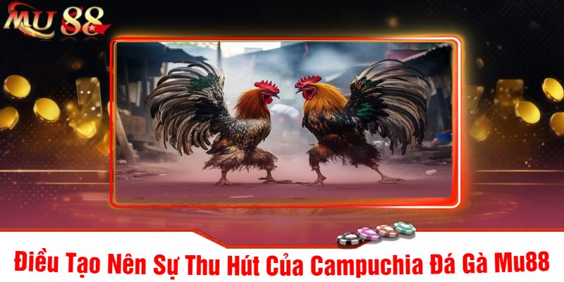 Điều Tạo Nên Sự Thu Hút Của Campuchia Đá Gà Mu88