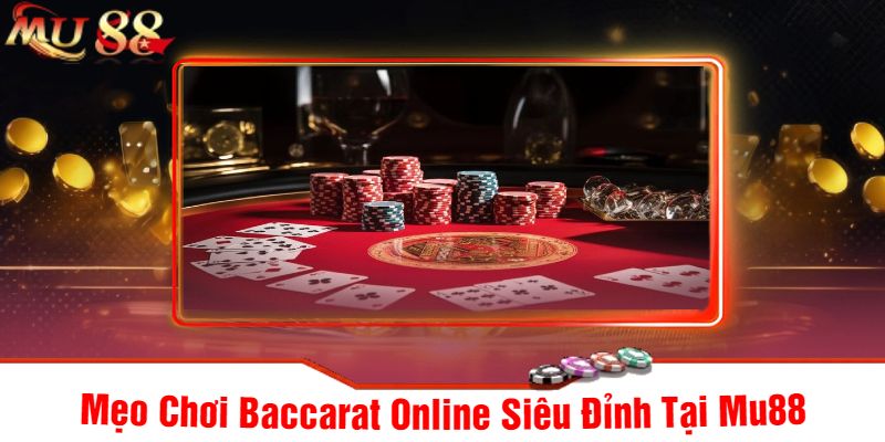 Mẹo Chơi Baccarat Online Siêu Đỉnh Tại Mu88
