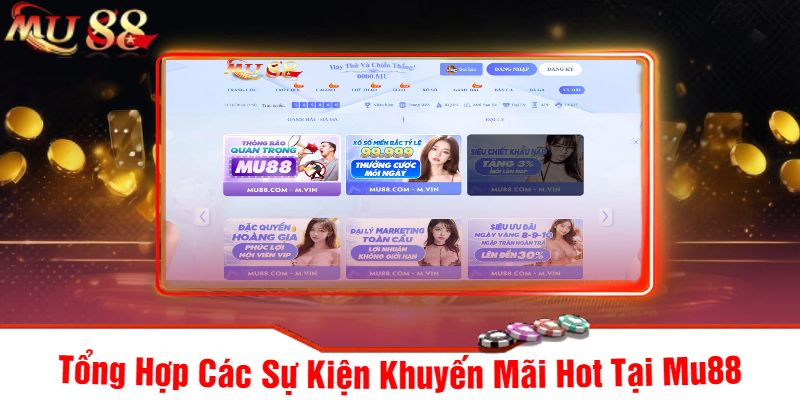 Tổng Hợp Các Sự Kiện Khuyến Mãi Hot Tại Mu88